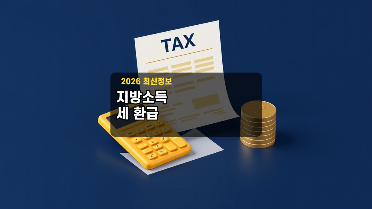 지방소득세 환급