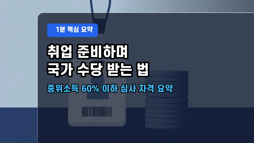 “월 50만원에서 인상?” 2026년 국민취업지원제도 구직촉진수당 지급 대상 및 1유형 신청법