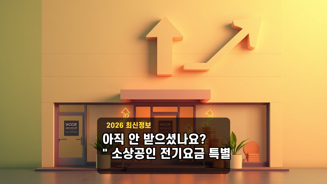 "아직 안 받으셨나요?" 소상공인 전기요금 특별지원 25만원 환급 대상 조회 및 신청 가이드